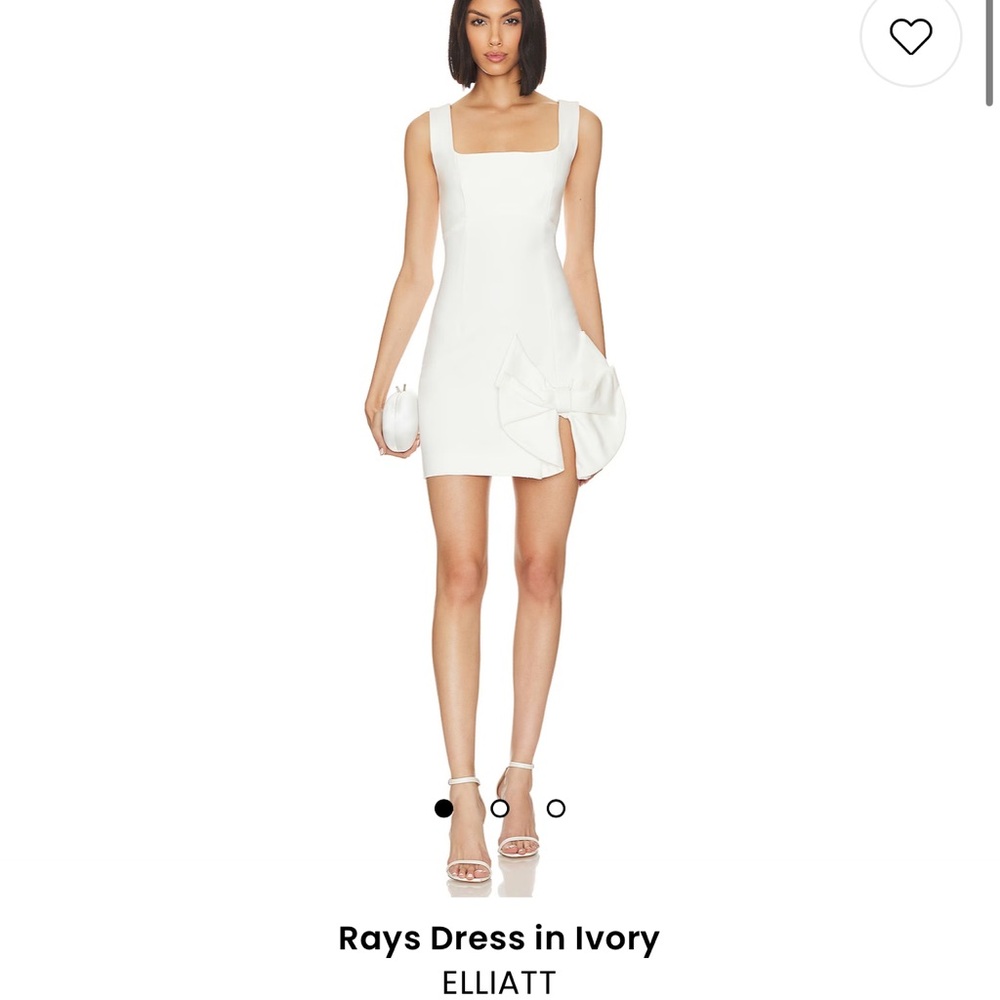 ELLIATT Rays Dress in Ivory size medium